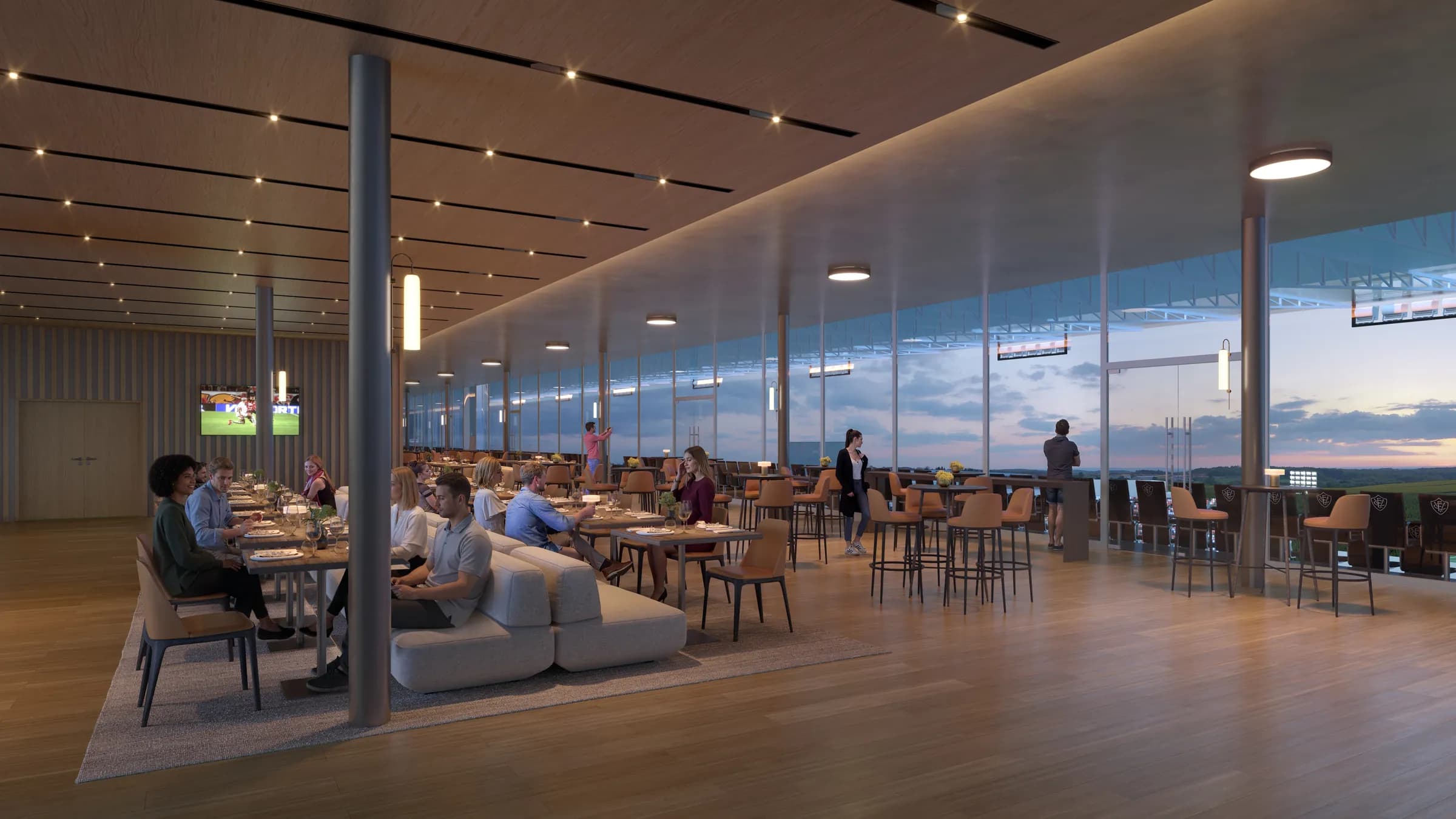 Arena Barradão — Modo Corporativo